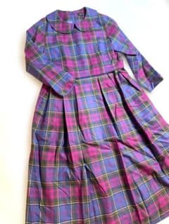 【ジェーンマープル】2023AW■タータンチェックコレットドレス♪新品 ジェーンマープル】2023AW□タータンチェックコレットドレス♪新品