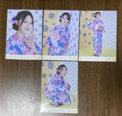 乃木坂46 生写真 黒見明香 2022 浴衣 4種コンプのサムネイル