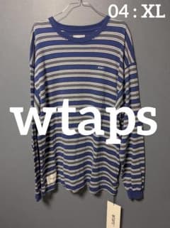 wtaps ロンT 21SSコレクション/ボーダー柄/size 04 XL - メルカリ