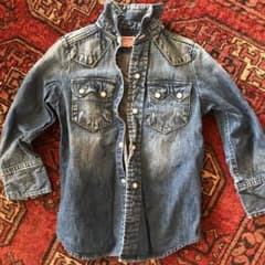 デニム&ダンガリー デニムシャツ110美品のサムネイル