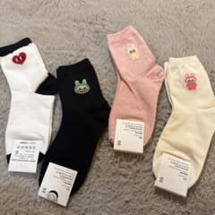 ラブブ刺繍ソックスセットのサムネイル