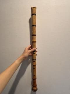 219 尺八本体 ニ尺一寸管　珍しい地無し延管　竹製 5音孔 219 尺八本体 ニ尺一寸管 珍しい地無し延管 竹製 5音孔 - メルカリ