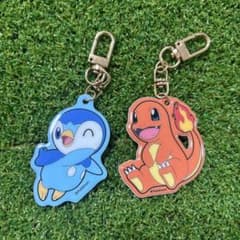 韓国限定】ポケモン キーホルダー ポッチャマ ヒトカゲ 2点セット