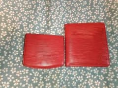 ルイヴィトン 二つ折り札入れ ＆ 小銭入れ 2点セット エピ レッド ルイヴィトン 二つ折り札入れ ＆ 小銭入れ 2点セット エピ レッド