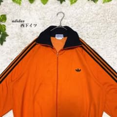 adidas アディダス 西ドイツ 6号 ジャージ オールド デサント オレンジ 