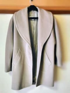 CERRUTI 1881ベージュ ショールカラーウールコート　ヴィンテージ品