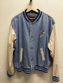 COLNAGO ロゴ刺繍デニムスタジャンのサムネイル