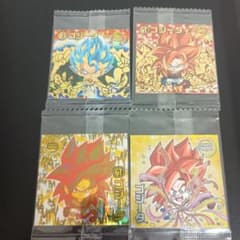 ドラゴンボール ゴジータ シール 4枚セットのサムネイル