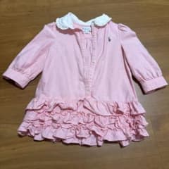 金*也様 Ralph Lauren ベビー ワンピース ピンク 12Mのサムネイル