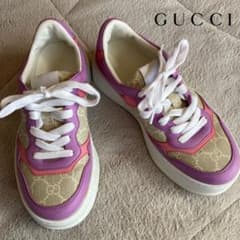 美品 GUCCI グッチ ウィメンズ 厚底 GGパターンスニーカー - メルカリ