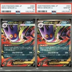 PSA10】ポケモンカード メガゲンガーex RR 2枚 - メルカリ