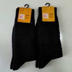 UNIQLO ヒートテック ソックス メンズ 25-27cm　2足セットのサムネイル