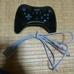 wiiu pro コントローラー黒のサムネイル