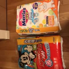メリーズさらさらエアスルーＢＩＧ５０枚＆マミーポコＢＩＧ５６枚セットのサムネイル