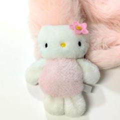レアハローキティ ぬいぐるみ 茶色のファー ハローキティ Lぬいぐるみ 日焼けギャルVer.｜プライズ・くじ