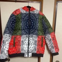 値下げしました ペイズリー ペイズリー柄 ジャケット 中綿 ブルゾン 総柄のサムネイル