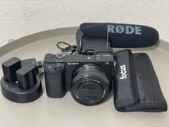 SONY  α 6400 レンズキット  RODE VideoMic Pro付きのサムネイル
