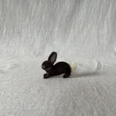 アンティーク 焦茶うさぎ　Kunstlerschutz社 ワグナー　西ドイツ アンティーク 焦茶うさぎ Kunstlerschutz社 ワグナー 西ドイツ