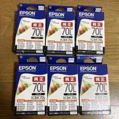 EPSON ICBK70L 6本セットのサムネイル