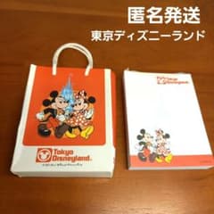 レトロ】ディズニーランドお土産 紙袋風メモ帳 ミッキーミニー - メルカリ