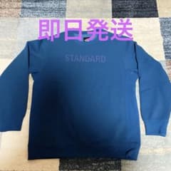 【美品】直営店限定 ノースフェイス スタンダードトレーナー Mサイズ ブルーのサムネイル