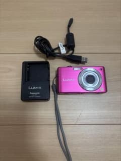 動作確認済み】Panasonic LUMIX DMC-FS7 本体 ピンク - メルカリ