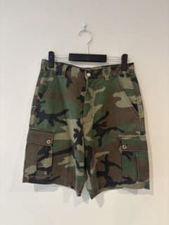 OLD STUSSY USA製 カーゴショーツ 迷彩 ウッドランドカモのサムネイル
