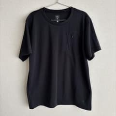 South2 West8 ジップポケット Tシャツ ブラック（XS）のサムネイル