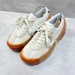 凵　オニツカタイガー デレゲーションチャンク 22.5cm　厚底スニーカー　白系