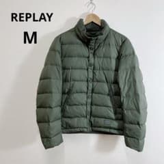 REPLAY リプレイ ダウンジャケット ダウン 中綿ジャケット カーキ 