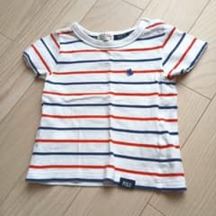 POLO Baby ボーダー半袖Tシャツ 80サイズのサムネイル