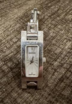 動作未確認】 グッチ ブレスウォッチ 3900L スクエア レクタングル