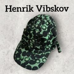 HENRIK VIBSKOV キャップ Henrik Vibskov キャップ 後ろ結び可 帽子 (F)黒 緑 デザイン - メルカリ