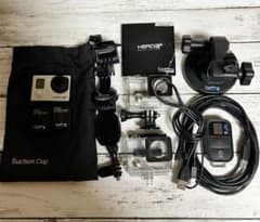 GoPro Hero 3+ バッテリー2つ サクションカップ  防水ケースのサムネイル