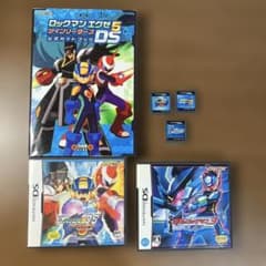 ロックマン DSソフト3点セット ➕ ロックマンエグゼ攻略本付 - メルカリ