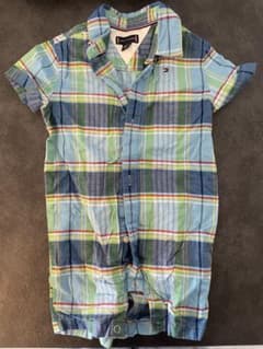 TOMMY HILFIGER チェック柄 ロンパース 18Mのサムネイル