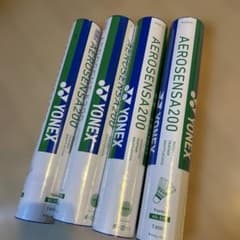 YONEX AEROSENSA 200 シャトル 4本セット - メルカリ