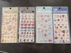 BTS 푸쿠푸쿠 씰 BT21 PUKUPUKU SEAL 4장