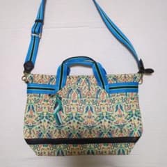 アナスイANNA SUI カーニバル鳥2way ハンドショルダーバッグポーチ付 アナスイANNA SUI カーニバル鳥2way ハンドショルダーバッグポーチ付