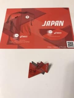 東京2020オリンピック　アシックス　ピンバッジ