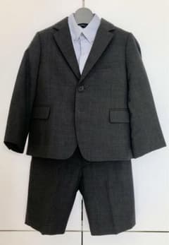 110サイズ 子供用 フォーマル 3点セット コムサイズム グレー系のサムネイル