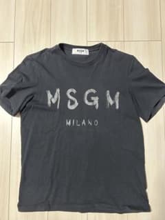 MSGM ブラック　 Tシャツ ロゴプリントのサムネイル