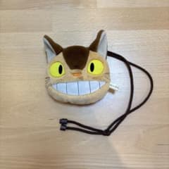となりのトトロ ネコバス がま口 小銭入れ ポーチ 財布 ストラップ付きのサムネイル