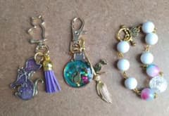 ハンドメイド　レジン　キーホルダーのサムネイル
