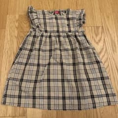 POLO チェック柄 ノースリーブワンピース 100cmのサムネイル