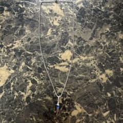 シルバーカラー ネックレス ブルーストーンのサムネイル