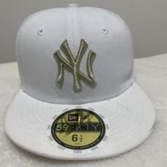 New Era 59FIFTY NY Yankees キャップ 白のサムネイル