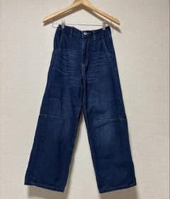 shimamura x choco バレルパンツ デニム S 裾上げ3センチのサムネイル
