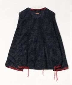 Camphor wood スパンコールステッチ Vネックニット - メルカリ