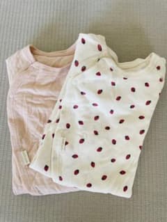 ベビーロンパース　プティマイン　50-70cm 2枚のサムネイル